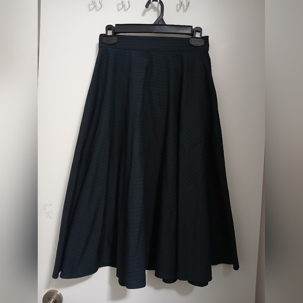 Uniqlo Navy Midi Skirt